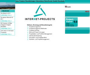 project-viewer.net: INTERMET - Projektcontrolling, Projektmanagement Software,Projektarbeit,Projektleiter,Projektsteuerung,Projektportfolio Management
