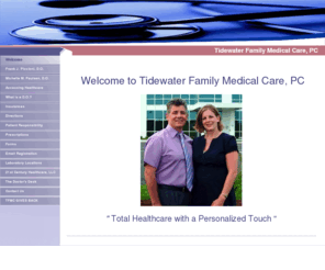 tfmcpc.com: Welcome - Tidewater Family Medical Care, PC
Tidewater Family Medical Care, PC
