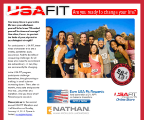 usafit.com: You can Run a Marathon | USA Fit
USA Fit is a program for anyone who wants to train to run or walk a marathon or half marathon.