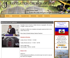 revchurch.org: Revelation Church of God, Eglise de Dieu de la Révélation, Norristown PA
Revelation Church of God is a Haitian American congregation. We worship in English, Creole, and French.