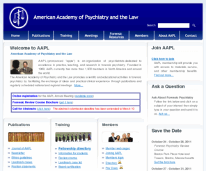 aapl.org: American Academy of Psychiatry and the Law