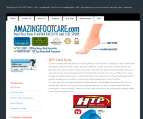 amazingfootcare.com: Plantar Fascia Treatments. Treat Heel Pain from Plantar Fasciitis With Orthotics That Stretch the Plantar Fascia.
