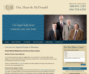 dhmlaw.com: Home
If you and your family have been affected by accident injuries, contact our Montana personal injury lawyers at 406-558-4300 for a free consultation.