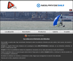 avisails.es: AVISAILS; Sail Repair
Reparación y montaje de velas, toldos, fundas, lazy bags, biminis y todo lo relacionado con el mundo de la vela. En barbate, conil, bahia de cádiz, estrecho de gibraltar y comarca de la janda