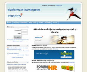 e-profes.com.pl: platforma e-learningowa firmy PROFES®
