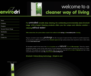 envirodri-usa.com: envirodri - Welcome
envirodri and Natural and Clean are the UK's dry carpet cleaning specialists offering a wide range of innovative and environmentally friendly carpet cleaning products, leaving carpets fresh, clean, odour free and ready for immediate use.