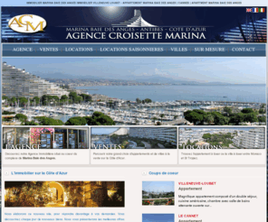 immobilier-cannes-croisette.biz: IMMOBILIER MARINA BAIE DES ANGES : AGENCE CROISETTE MARINA, VILLENEUVE LOUBET
L'immobilier à marina baie des anges et villeneuve loubet, Agence immobiliere Croisette Marina ACM, propose des apartements à vente et à la location à Marina Baie des Anges, Antibes.