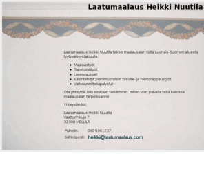 laatumaalaus.com: Laatumaalaus Heikki Nuutila
