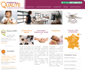 maisons-qualite.com: Maisons de Qualité : l'association qui réunit consommateurs & constructeurs de maisons individuelles
L'association Maisons de Qualité réunit les consommateurs et les constructeurs de maisons individuelles - Nous labellisons pour vous des constructeurs agréés engagés dans notre démarche de Qualit...