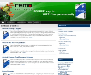 remosoftware.net: REMO Software – Software, Utilities, Tools










Outlook Backup & Migrate




Remo Outlook Backup & Migrate provides a secure backup facility for your Outlook. Remo Outlook B