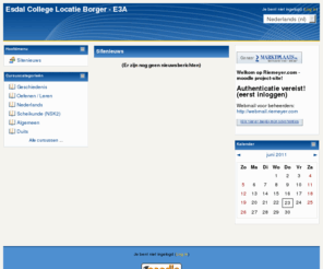 riemeyer.com: Esdal College Locatie Borger - E3A

Welkom op Riemeyer.com - moodle project-site!
Authenticatie vereist! (eerst inloggen)
Webmail voor beheerders: http://webmail.riemeyer.com 