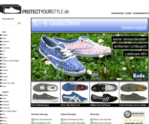 protectyourstyle.de: Schuhe und Sneaker Shop - ProtectYourStyle
Sneaker und Schuhe Online-Shop ProtectYourStyle | Große Auswahl   kostenloser Versand | Kundenbewertung: Sehr Gut | Jetzt bestellen!