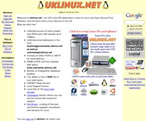 uklinux.net: UKLINUX.NET - the UK's free Linux ISP
