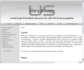 usreprap.com: USRepRap.com  -  America's Premier Source for RepRap & 3D Printing Supplies
USRepRap.com  -  America's Premier Source for RepRap & 3D Printing Supplies