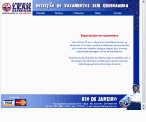 vazamento.net: American Leak Detection - Rio de Janeiro
American Leak Detection - Rio de Janeiro