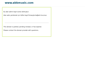 abbmusic.com: ABB MUSIC
Kısa bir süre sonra yayındayız..Abb Music.