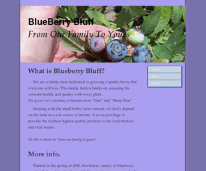 blueberrybluffblueberries.com: Blueberry Bluff
Star Blueberries for the California Climate.