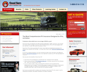 goodsamvip.com: RV Insurance - RV Insurance Online : Good Sam RV Insurance
Good Sam VIP RV insurance offers motorhome insurance, 5th wheel insurance and trailer insurance - get an online RV insurance quote today!