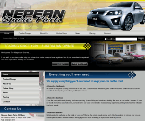 nepeanspareparts.com.au: Nepean Spare Parts >  Home
Nepean Spare Parts