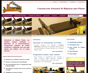 pilatesreformers.com.ar: Pilates Reformers - Equipamiento para Estudios, Hoteles y Gimnasios. Camas, Trapecio, Unidad de Pared, Torre, Barril y Silla
Fábrica artesanal de equipos profesionales para Pilates. Venta en Argentina y exportación a todo el mundo. Reformers, Cadillac, Wall Unit, Barrel y Chair