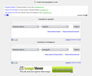 tradutorespanhol.com: Tradutor Espanhol
Tradutor e outras ferramentas idiomáticas de espanhol