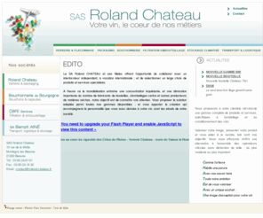 bouchonnerie-de-bourgogne.com: Roland Chateau, verrerie, packaging, bouchonnerie
Verrerie et flaconnage, packaging et bouchonnerie, stockage et logistique, Roland Chateau propose une gamme complète de services spécifiques à l'emballage et au conditionnement des vins