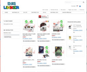 linkerdsi.fr: Linker DSi : Linker DS, DS Cart, SuperCard, M3i ZERO, DSTwo, R4, I-Touch, DsTTi
LinkerDSi purpose exsclusively NDS and NDSi linker, R4 Revolution, R4i, Magic Vi, I-Touch I and lot others.