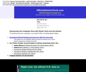 officialatomicclock.com: Atomic Clock Time Synchronizer
World Clock