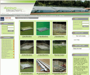 aluminumbleachers.com: Aluminum Bleachers, High-Quality Bleachers, 3 to 15-Row Bleachers, Elevated, Tip N Roll
AluminumBleachers.com is your one stop shop for quality aluminum bleachers and is a worldwide supplier of quality bleachers at the best prices.