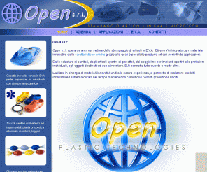 openeva.com: OPEN srl - Stampaggio articoli in E.V.A. e Microtech
OPEN srl - Produzione e stampa di articoli in EVA e Microtech