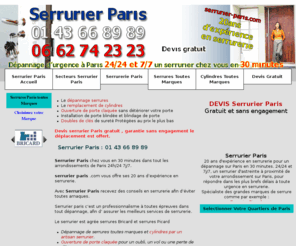 serrurier-paris.com: Serrurier Paris : 06 62 74 23 23 urgence serrurerie
Serrurier Paris dépannage en 30 minutes en urgence en serrurerie: serrures, cylindres, porte blindées, ouverture de porte, serrurerie agrée Picard et Bricard