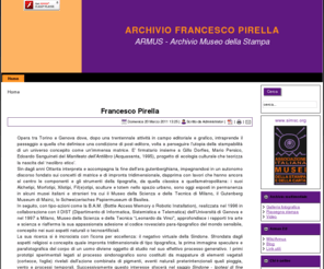 archiviofrancescopirella.it: L'universo è una matrice
Home page archivio francesco pirella