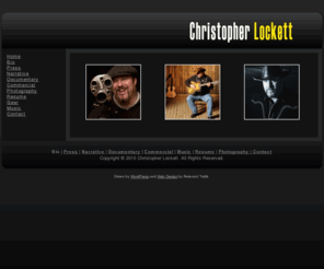 christopherlockett.com: Welcome to the Official Website of Christopher Lockett
Welcome to the Official Website of Christopher Lockett