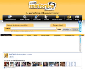 paginasamarillasdelecuador.com: Guia telefonica Ecuador / Paginas Amarillas Ecuador / Guiatelefonica / Guía telefónica
pagina de busqueda de servicios