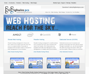 highwirepcs.com: HighWirePCs.com
Wholesale Hosting and Managed Servers. HighWire PCs provides fast and reliable wholesale hosting and a full line of managed hosting services.  Find out why we're different.