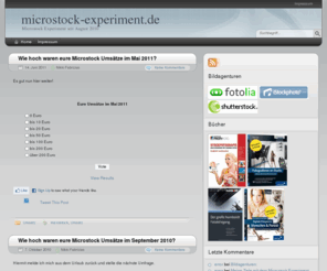 microstock-experiment.de: Microstock Experiment seit August 2010 > microstock-experiment.de
Das Microstock Experiment. Tipps, Tutorials und Anleitungen für das Geld verdienen mit Microstock