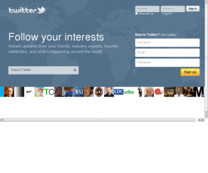 tubetwitter.com: Twitter
Twitter is without a doubt the best way to share and discover what is happening right now.