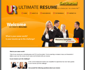 ultimateresume.net: Ultimate Resume :: for a better job - for a better life.
