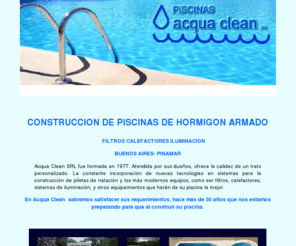 acquaclean.com: Piscinas Acqua clean Contruccion de piletas de natacion
Construccion de piletas de natacion y articulos 