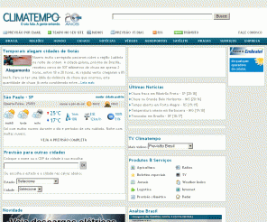 climatempo.com.br: Climatempo - Previsão do tempo , vídeos, alertas, trânsito, interatividade e informação em tempo real
Climatempo - A melhor previsão do tempo para o Brasil.