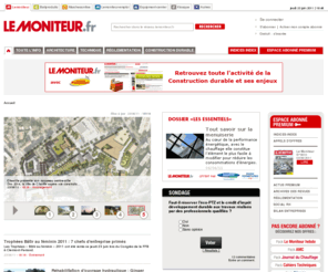 lemoniteur.fr: L'actualité du Btp et de la construction - Le Moniteur.fr
Retrouvez toute l'actualité et les services du btp et de la construction sur lemoniteur.fr