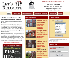 lets-relocate.com: Let's Relocate - Property lettings Chadderton, Oldham
Residential letting and property management in Chadderton, Oldham