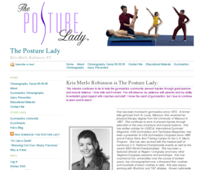 theposturelady.com: The Posture Lady
Kris Merlo Robinson, PT