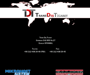 transdisticaret.com: Trans Dış Ticaret
Trans Dış Ticaret