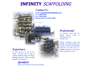 infinityscaffolding.com: Home
Abrite Scaffolding Limited, Experienced, Qualified and Professional