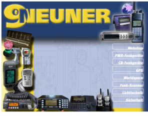 neuner.de: Funkversand für CB-Funk PMR446 Scanner (Funkversand.de) Neuner-Funk
PMR446, CB-Funk - Alles für das Hobby Funk, Funkgeräte, PMR446, Scanner, Zubehoer und vieles mehr!