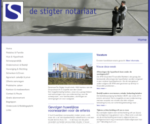 notarisdestigter.nl: Notaris De Stigter - Home
Uw notaris in Capelle aan den IJssel. Hebt u een notaris nodig voor een samenlevingscontract, testament, estate planning, huis kopen of stichting, vereniging of bv oprichten? Notaris de Stigter is gevestigd in Capelle aan den IJssel maar ook met klanten in onder meer Krimpen aan den IJssel, Rotterdam, Nieuwerkerk aan den IJssel en Lekkerkerk.