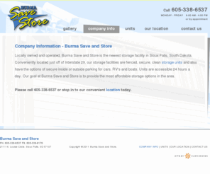 savenstore.com: Burma Save & Store :: Company Information
About Burma Save and Store.