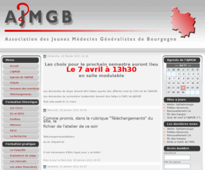 ajmgb.com: Association des Jeunes Médecins Généraliste Bourguignon
association des jeunes médecins généralistes de Bourgogne