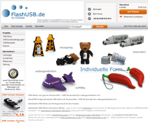 flashusb.de: USB Sticks mit Logo als Werbeartikel bzw. Werbemittel:  Werbegeschenke mit Firmenlogo bedrucken bei Inotrade
Inotrade GmbH ist der Spezialist für USB Sticks mit Logo, Werbeartikel und Werbemittel. Der Anbieter von Firmenlogo bedruckten Werbegeschenken bietet Werbeaufdrucke auf USB-Stick und Laserpointer an.